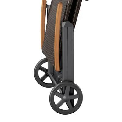 Rollen + Schrauben Set für Geflecht Rollliege - Obrázek 2